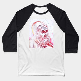 Ptolemy Portrait | Ptolemy Artwork | Line Art Baseball T-Shirt